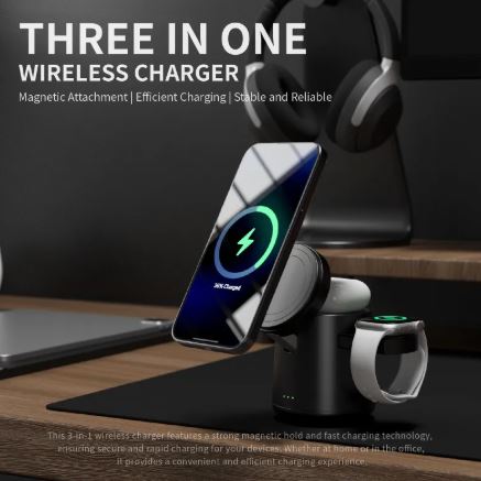 ChargeNest™ 3-in-1 Wireless Charger