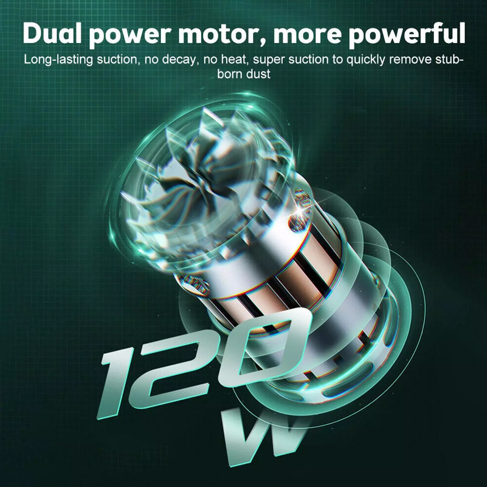 TurboVac 29000PA Cordless Handheld Vacuum