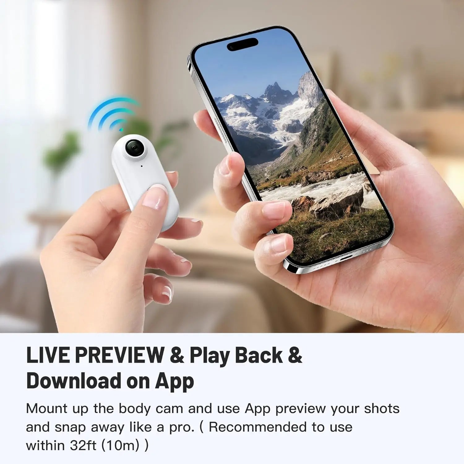 Portable 4K POV Mini Camera