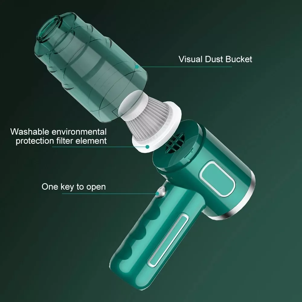 TurboVac 29000PA Cordless Handheld Vacuum