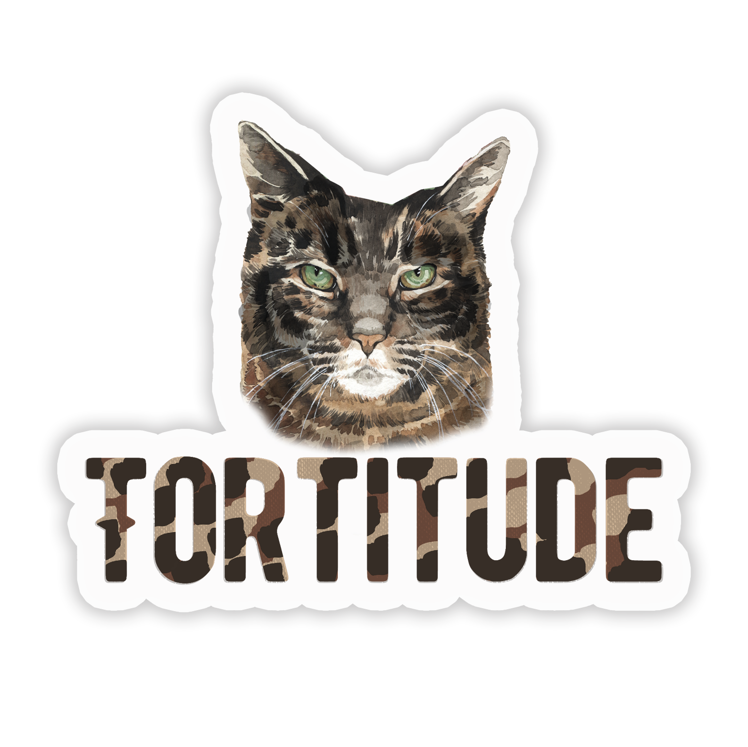 Tortitude Sticker