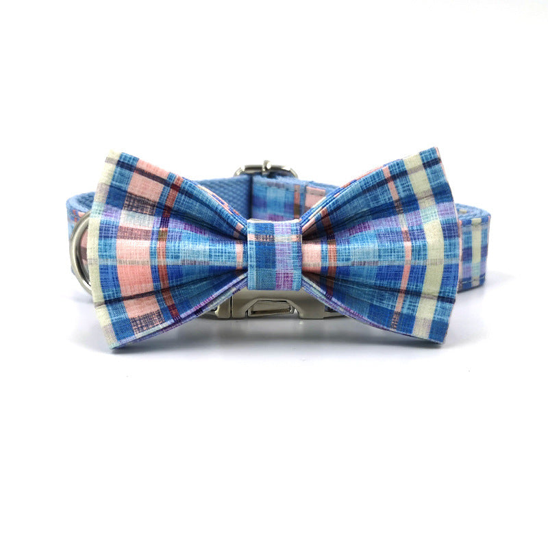 PlaidCharm Bow Collar